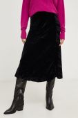 Спідниця Answear Lab колір чорний midi розкльошена (3674770)