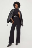 Комбінезон Answear Lab колір чорний овальне декольте (3311460)