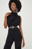 Комбінезон Answear Lab колір чорний овальне декольте (3311460)