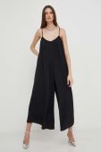 Комбінезон Answear Lab колір чорний овальне декольте (3433077)