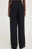 Штани Answear Lab X Лімітована колекція NO SHAME жіночі колір чорний широкі висока посадка (3539271)