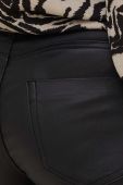 Штани Answear Lab Push Up жіночі колір чорний облягаючі середня посадка