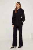 Штани Answear Lab X Лімітована колекція NO SHAME жіночі колір чорний прямі висока посадка (3539281)