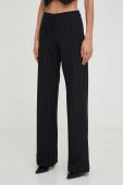 Штани Answear Lab жіночі колір чорний пряме висока посадка (3535329)
