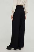 Штани Answear Lab жіночі колір чорний широке висока посадка (3606663)