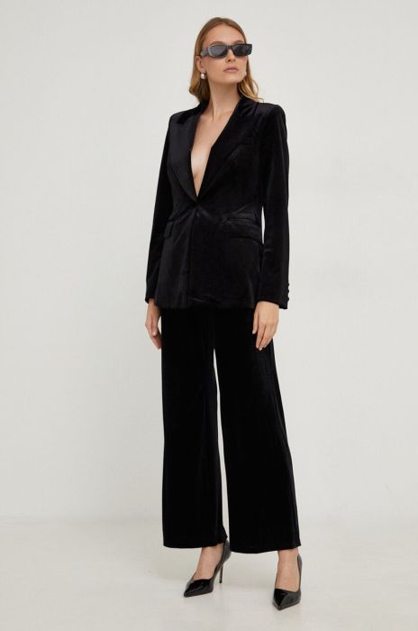 Штани Answear Lab жіночі колір чорний широке висока посадка (3639698)