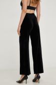 Штани Answear Lab жіночі колір чорний широке висока посадка (3639698)