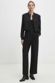 Штани Answear Lab жіночі колір чорний пряме висока посадка (3677204)