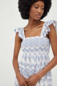 Бавовняна сукня Answear Lab колір білий mini розкльошена (3314410)