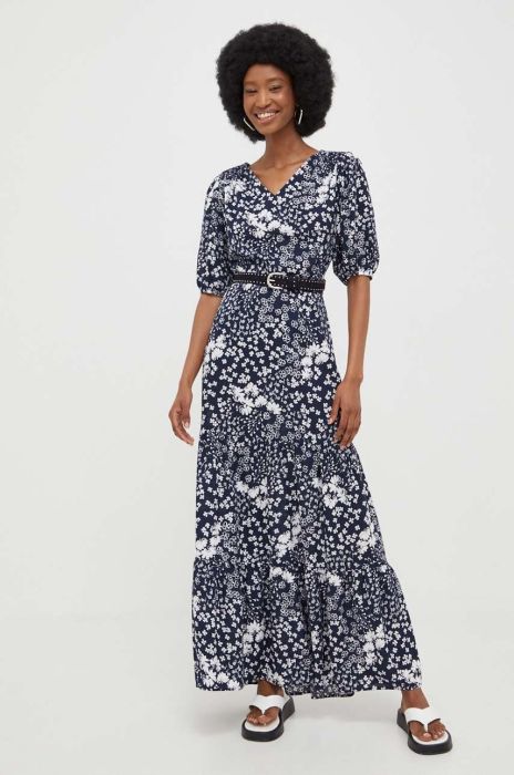 Сукня Answear Lab колір синій maxi розкльошена (3314413)