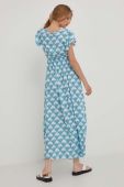 Сукня Answear Lab maxi розкльошена колір блакитний (3300943)