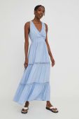 Сукня Answear Lab maxi розкльошена колір блакитний (3311494)