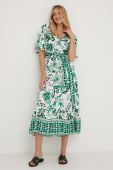 Сукня Answear Lab колір зелений maxi розкльошена (3320621)