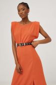 Сукня Answear Lab колір помаранчевий maxi пряма