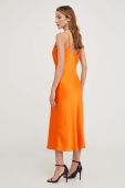 Сукня Answear Lab колір помаранчевий midi пряма (3389258)