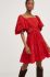 Бавовняна сукня Answear Lab колір червоний mini розкльошена (3336519)