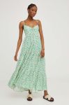 Сукня Answear Lab колір зелений maxi розкльошена (3333802)