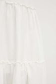 Бавовняна сукня Answear Lab колір білий midi розкльошена (3352424)