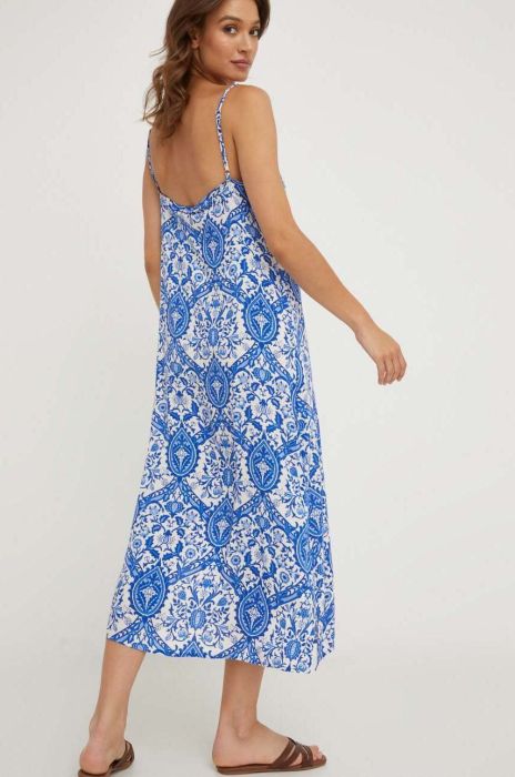 Сукня Answear Lab midi розкльошена колір блакитний (3352434)