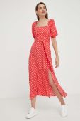 Сукня Answear Lab колір червоний midi розкльошена (3377368)