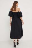 Сукня Answear Lab колір чорний midi розкльошена (3375818)