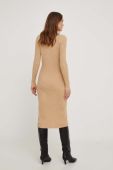 Сукня Answear Lab колір коричневий midi пряма (3483416)