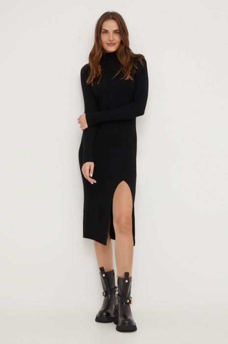 Сукня Answear Lab колір чорний midi пряма (3483411)