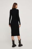 Сукня Answear Lab колір чорний midi пряма (3483411)