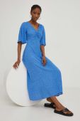Сукня Answear Lab midi розкльошена колір блакитний (3298226)