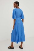 Сукня Answear Lab midi розкльошена колір блакитний (3298226)