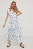 Сукня Answear Lab колір білий maxi розкльошена (3300978)