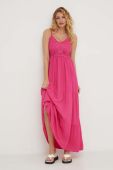 Сукня Answear Lab колір рожевий maxi розкльошена (3329192)