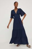 Сукня Answear Lab колір синій midi розкльошена (3333822)