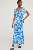 Сукня Answear Lab maxi розкльошена колір блакитний (3336556)