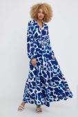 Сукня Answear Lab колір синій maxi розкльошена (3339635)