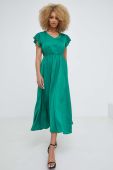 Сукня Answear Lab колір зелений maxi розкльошена (3339658)
