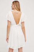 Бавовняна сукня Answear Lab колір білий mini розкльошена (3363974)