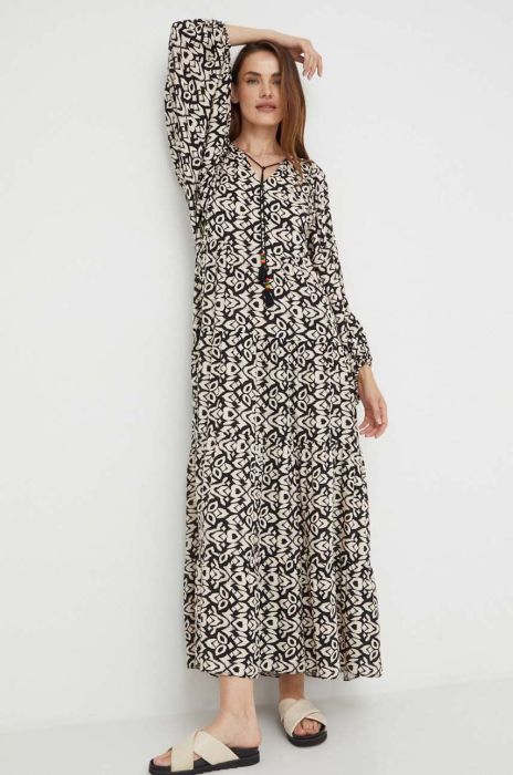 Сукня Answear Lab колір чорний maxi розкльошена (3377421)