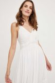 Сукня Answear Lab колір білий maxi розкльошена (3370980)