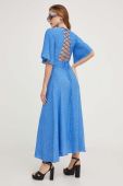 Сукня Answear Lab maxi розкльошена колір блакитний (3389278)