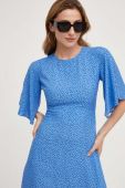Сукня Answear Lab maxi розкльошена колір блакитний (3389278)