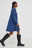 Джинсова сукня Answear Lab колір синій mini пряма