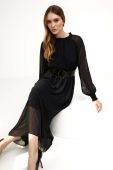 Сукня Answear Lab колір чорний midi розкльошена (3551912)