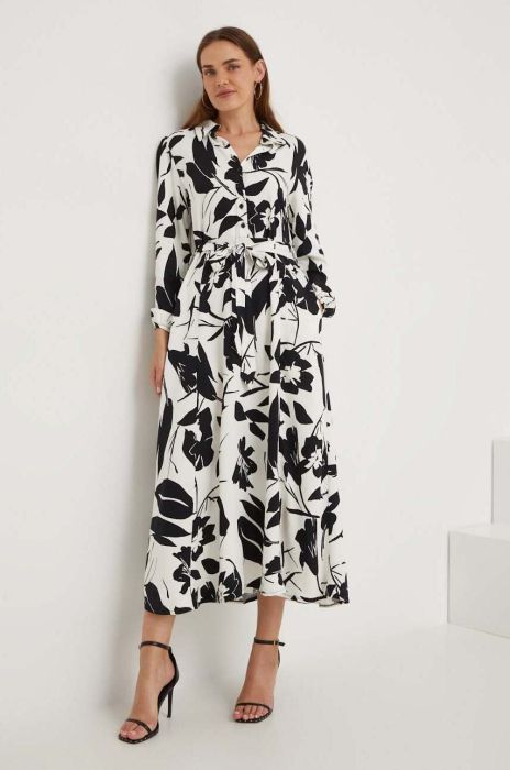 Сукня Answear Lab колір білий maxi розкльошена (3494262)