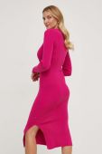 Сукня Answear Lab колір рожевий midi облягаюча (3583555)