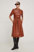 Сукня Answear Lab колір коричневий mini пряма (3615669)