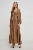Сукня Answear Lab колір золотий maxi розкльошена (3639704)