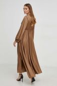 Сукня Answear Lab колір золотий maxi розкльошена (3639704)