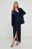 Сукня Answear Lab колір синій maxi розкльошена (3642933)
