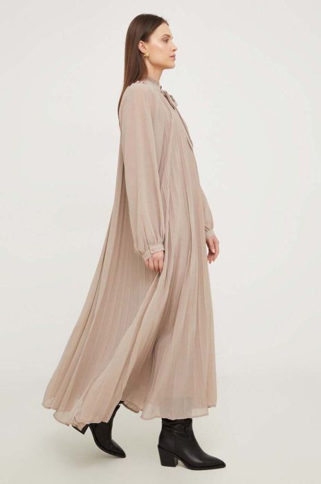 Сукня Answear Lab колір бежевий maxi oversize (3635746)